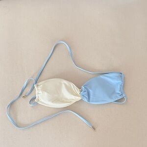 Monday swimwear azure ivory bathing suit top
